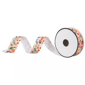 Floral Mushroom Gnome Grosgrain Ribbon, NWT, For Bundles Only